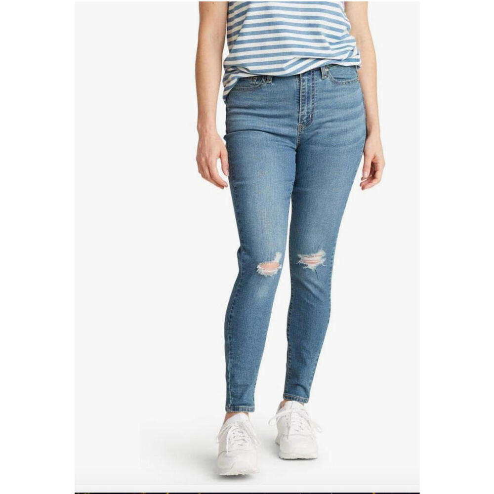 Levi Signature Women‎ High Rise Skinny Jeans Size: 26/28"